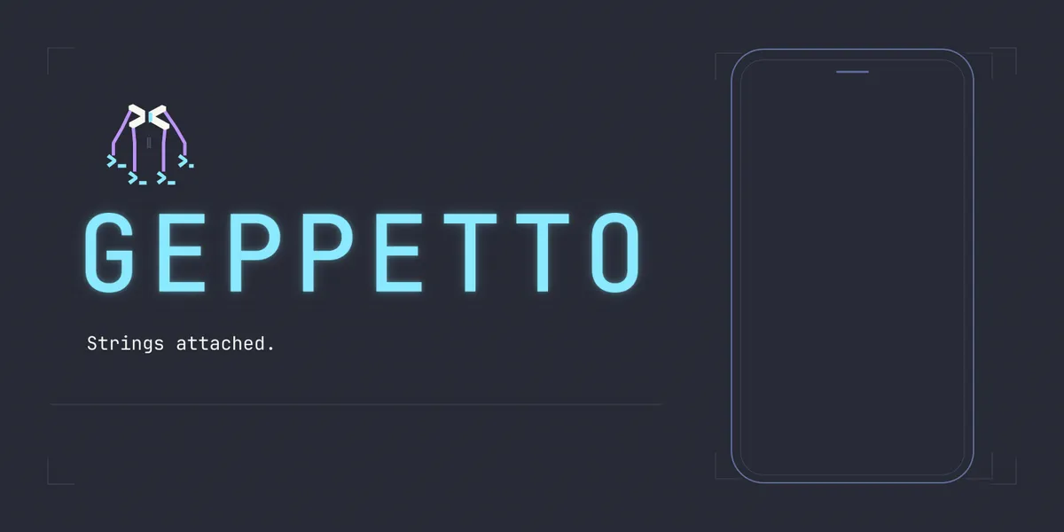 Geppetto. Strings attached.